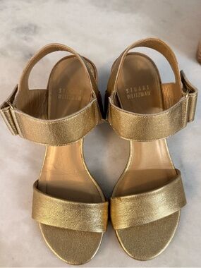 Stuart Weitzman Broadband City leather sandal 5.5 VGUC